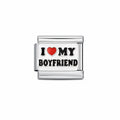 Charm Edición San Valentín-Plata ("I LOVE MY BOYFRIEND")