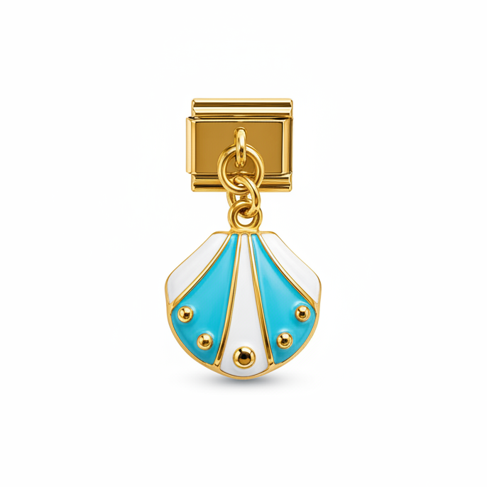 CHARM COLGANTE COLECCIÓN MAR (Concha de Mar Turquesa)
