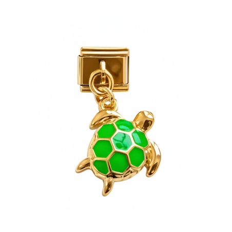 CHARM COLGANTE COLECCIÓN MAR (Tortuga verde)