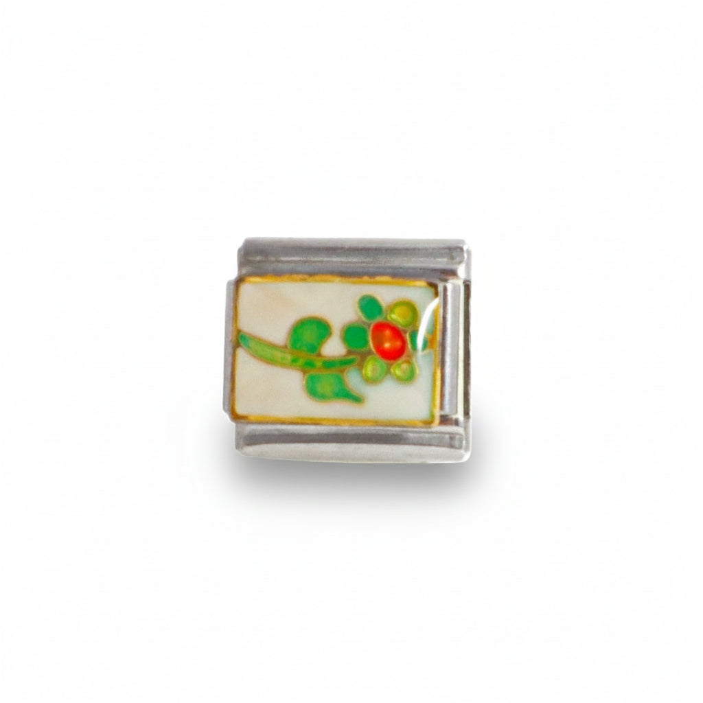 Charm coleccion blanco (flor estilo)