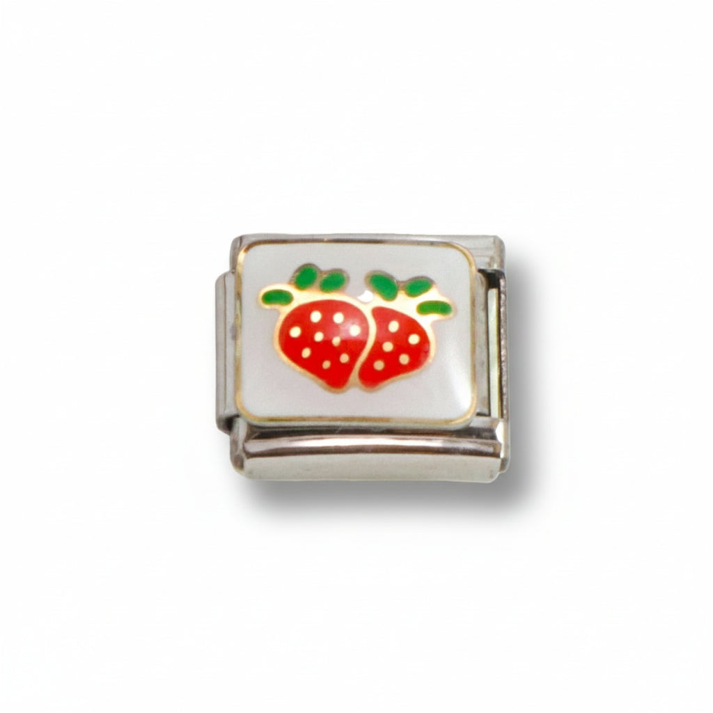 Charm colección blanco (Fresas)