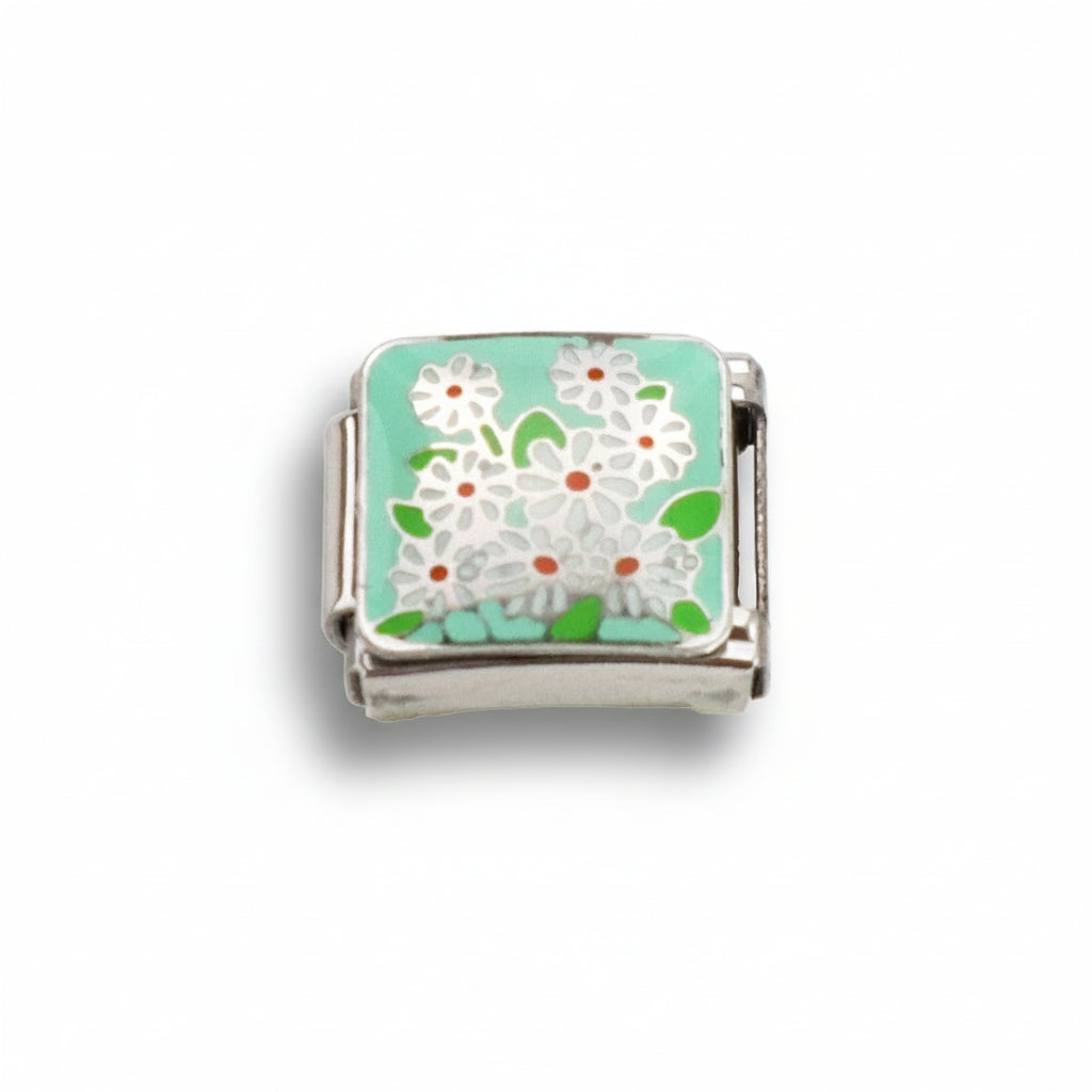Charm colección flor (Margaritas Blancas)