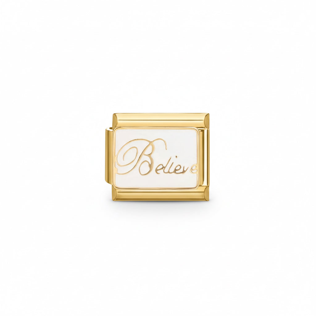Charm Colección Oro ("BELIEVE")