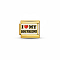 Charm Edición San Valentín-Oro("I LOVE MY BOYFRIEND")