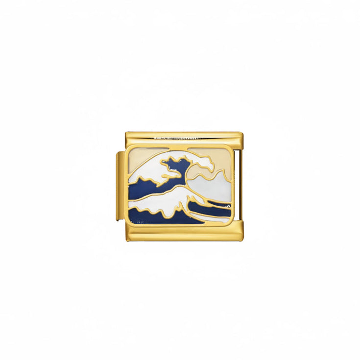 Charm Colección Oro (Ola de mar)