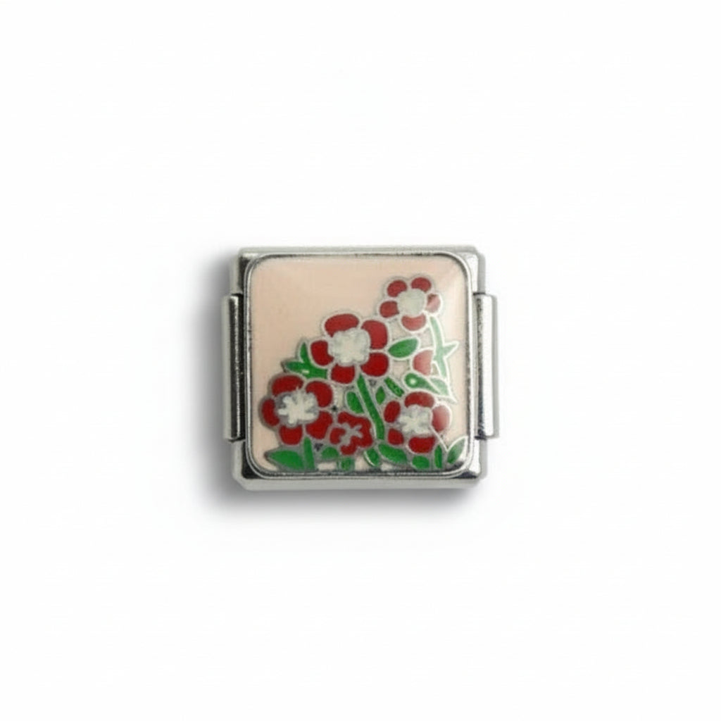 Charm colección flor (Flores Rojas)