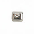 Charm colección destellos (Corazón Blanco)
