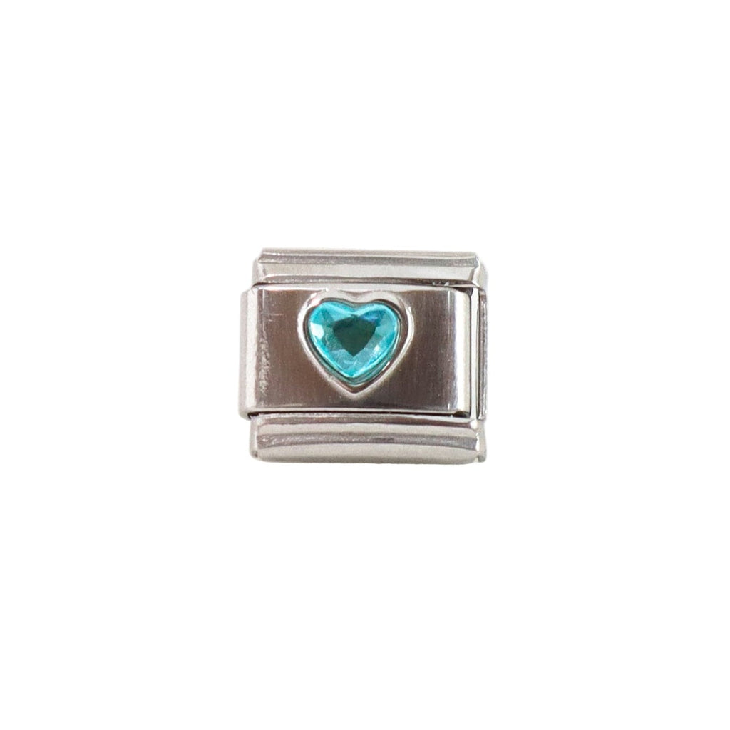 Charm colección destellos (Corazón Azul)