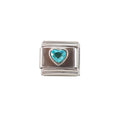 Charm colección destellos (Corazón Azul)