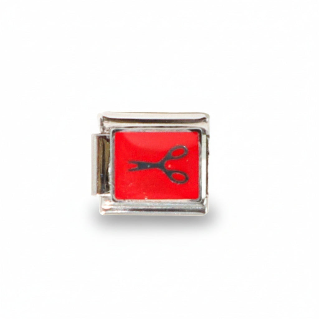 Charm colección rojo (Tijera)