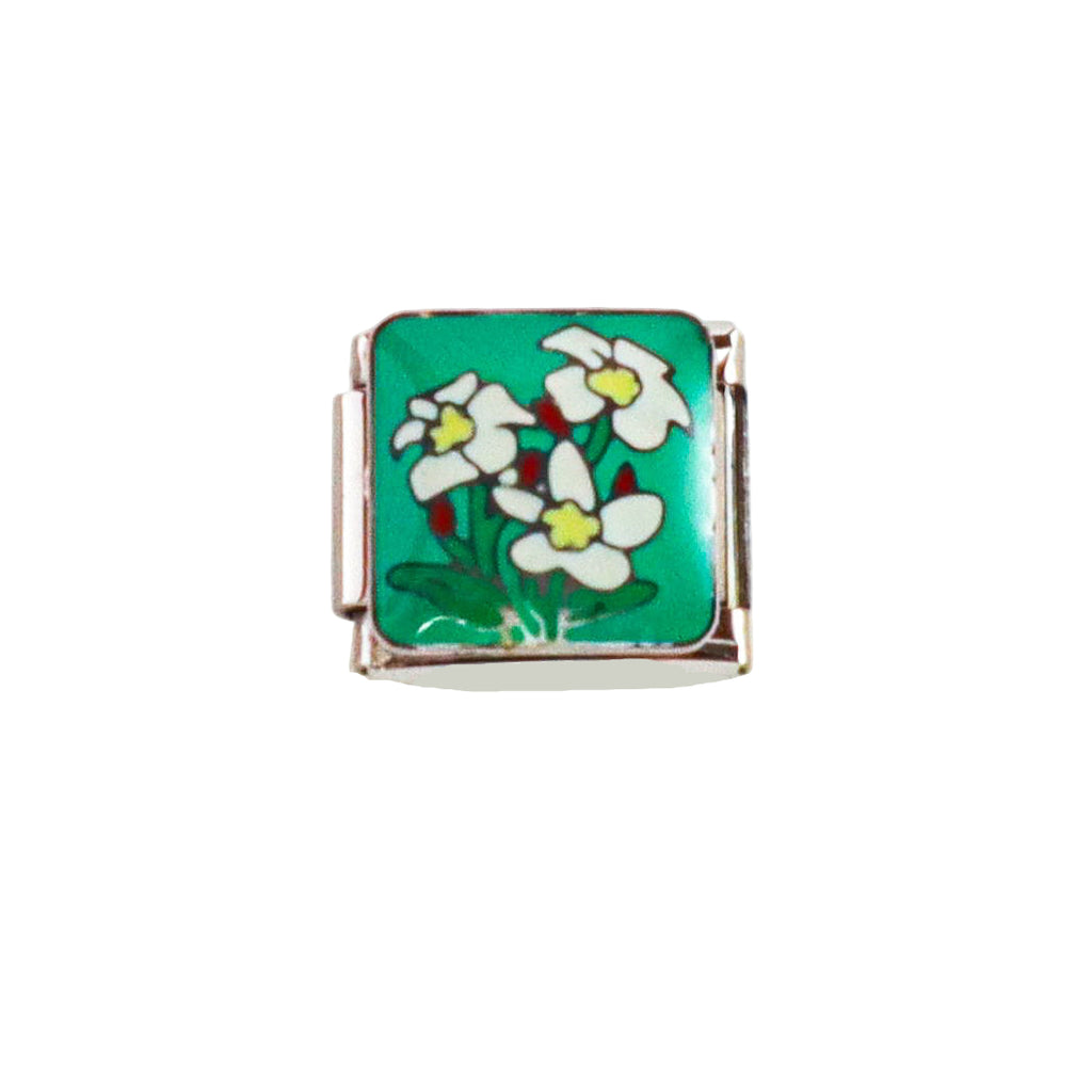 Charm colección flor (Flores Blancas)
