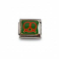 Charm colección verde (pretzels)