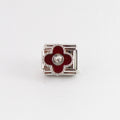 Charm colección destellos (Trébol Rojo)