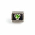 Charm colección destellos (Corazón Verde)