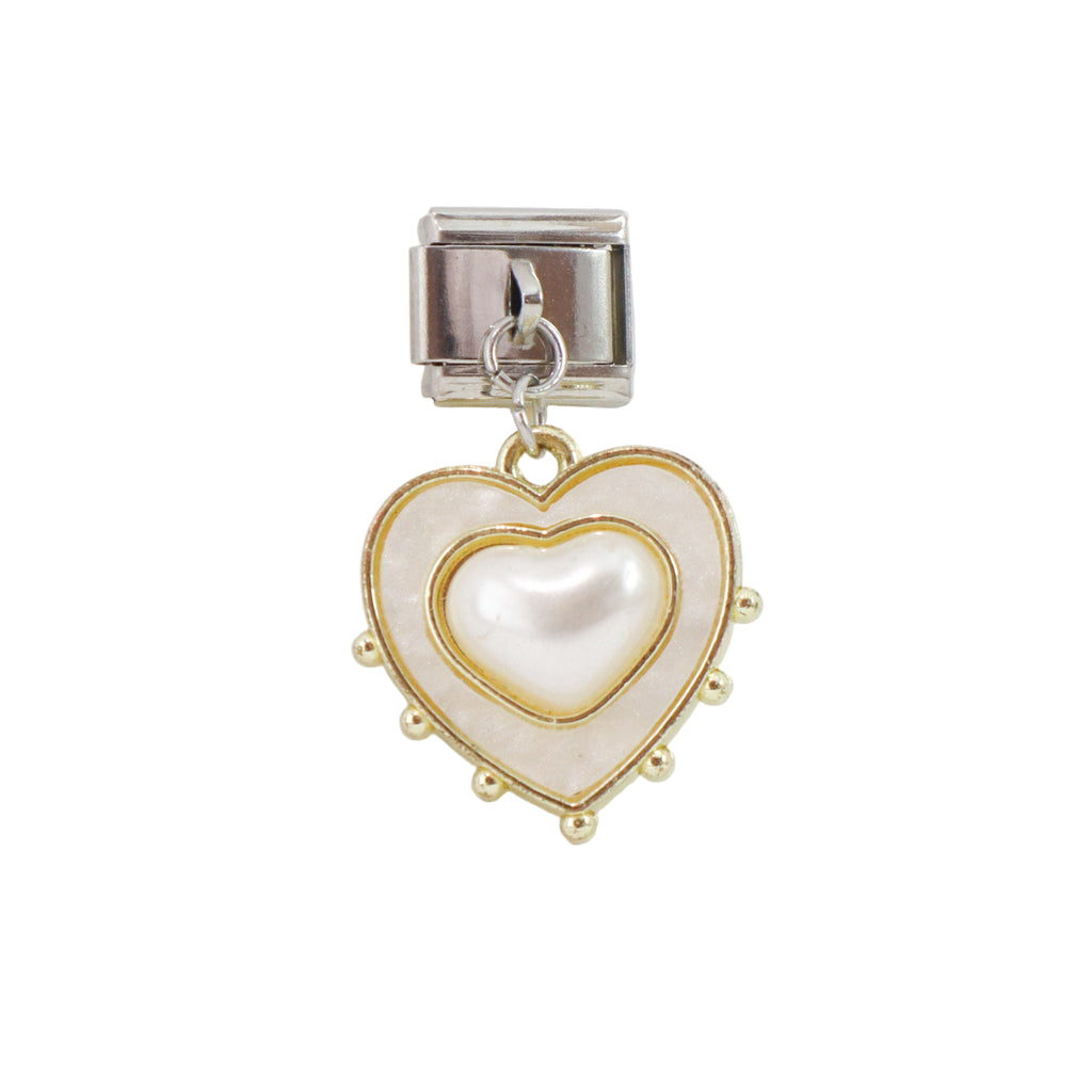 Colgante (Corazón Grande Blanco)