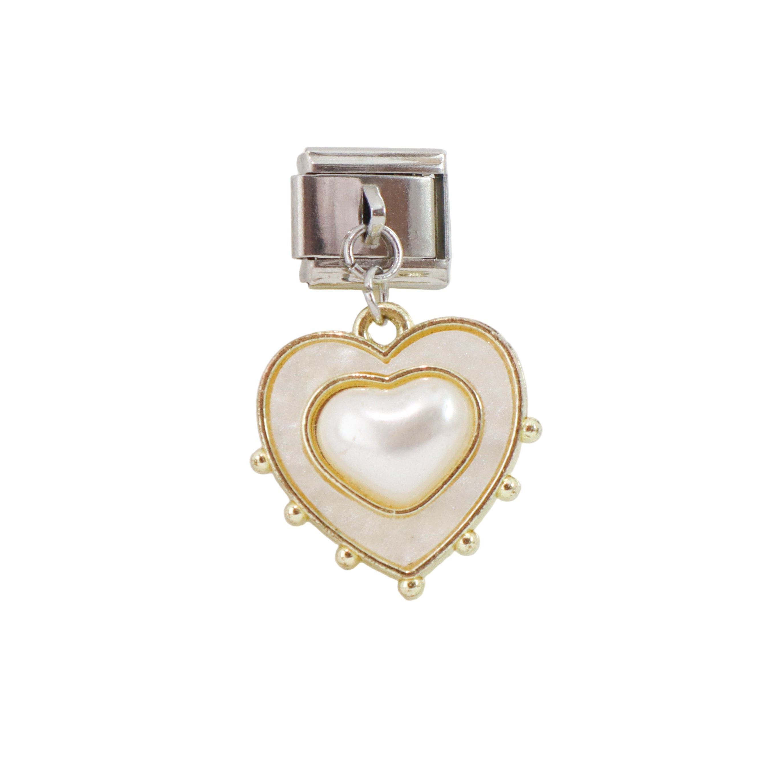 Colgante (Corazón Grande Blanco)