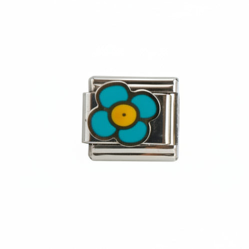 Charm coleccion destellos (Flor Azul)